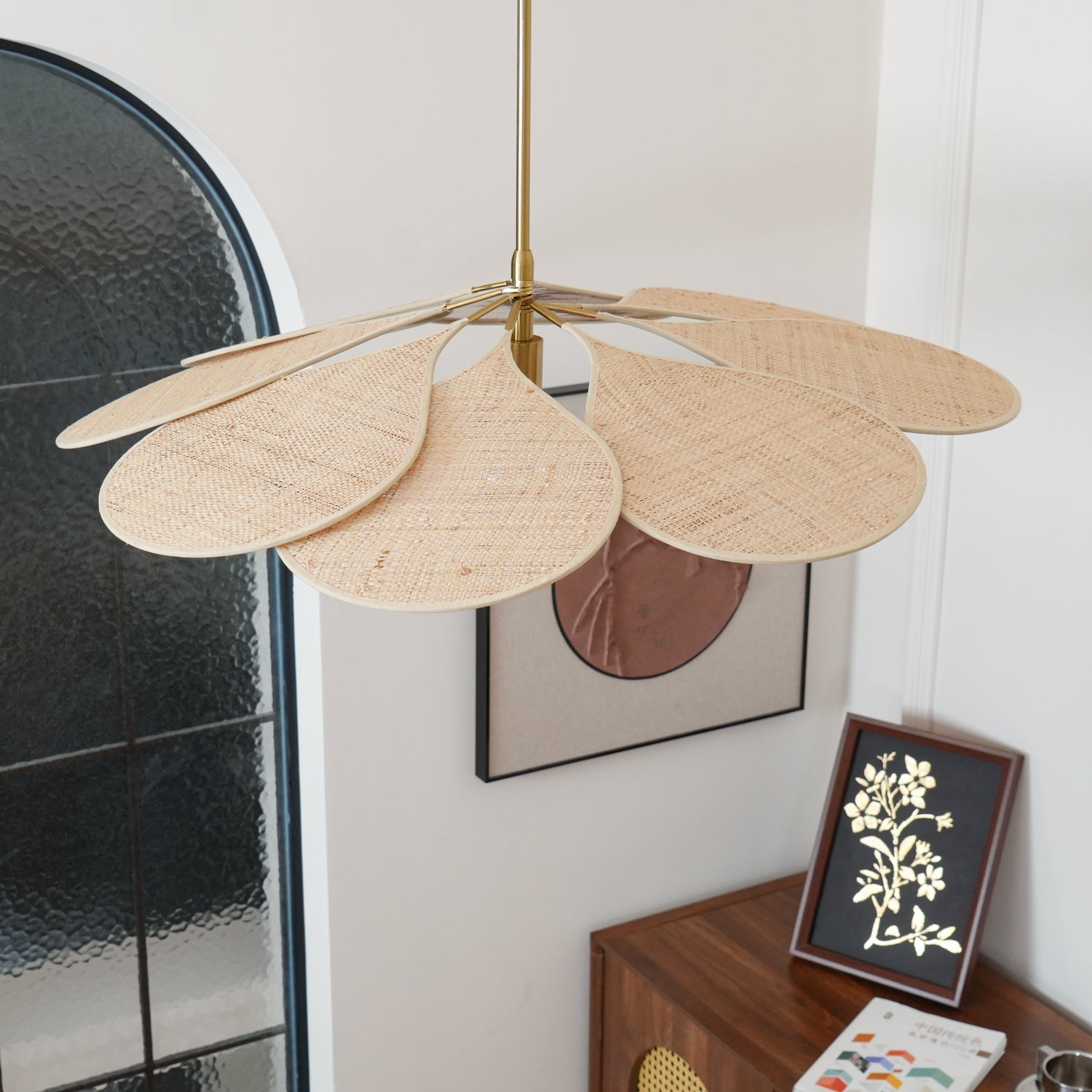 Tory Pendant Lamp Bloom Rattan - Letslighting