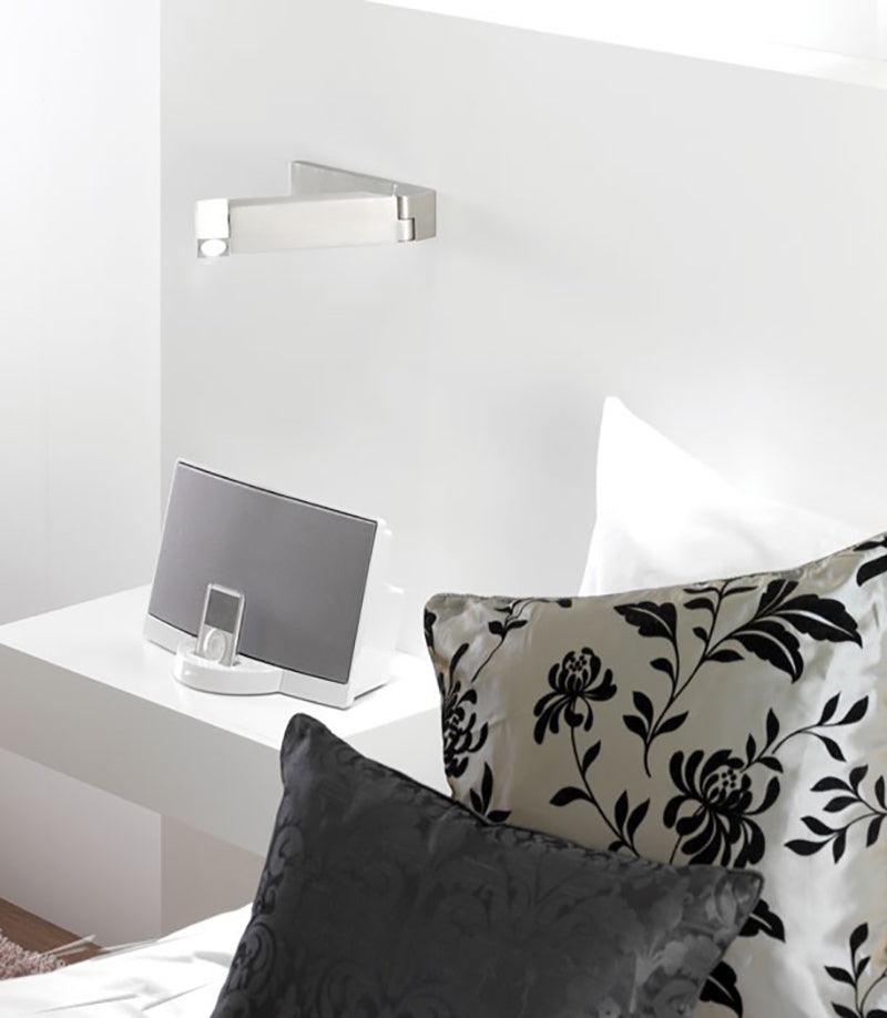 Phase LED Modern Minimalist Bedside Bedroom Wall Light - Letslighting