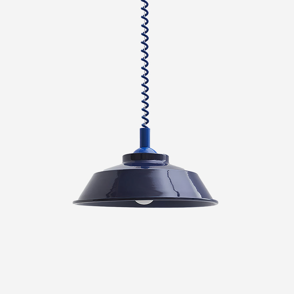 Toscot Pendant Lamp Enamel Shade - Letslighting