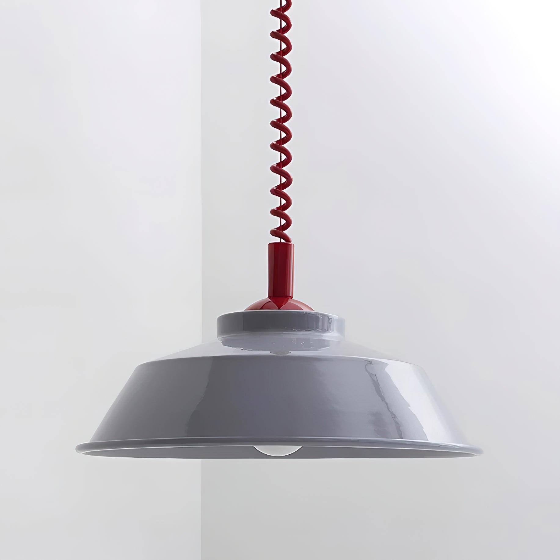 Toscot Pendant Lamp Enamel Shade - Letslighting