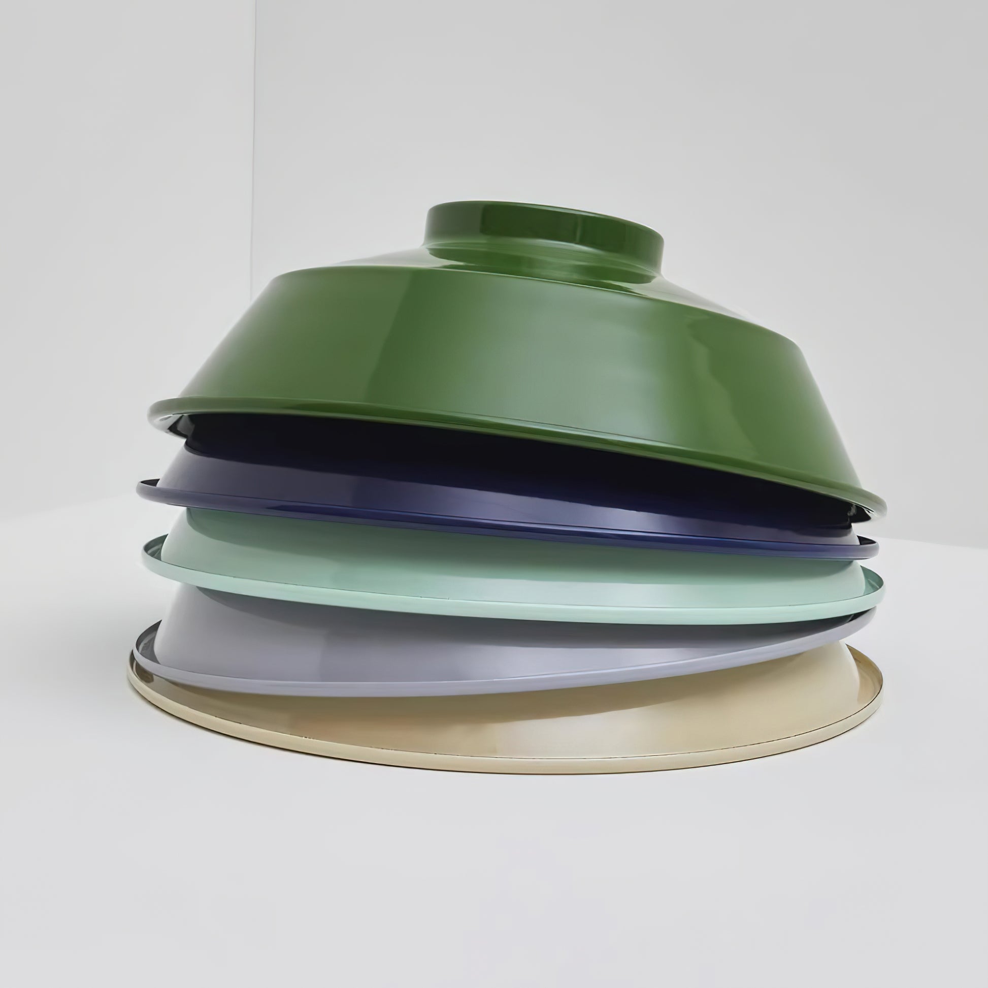 Toscot Pendant Lamp Enamel Shade - Letslighting
