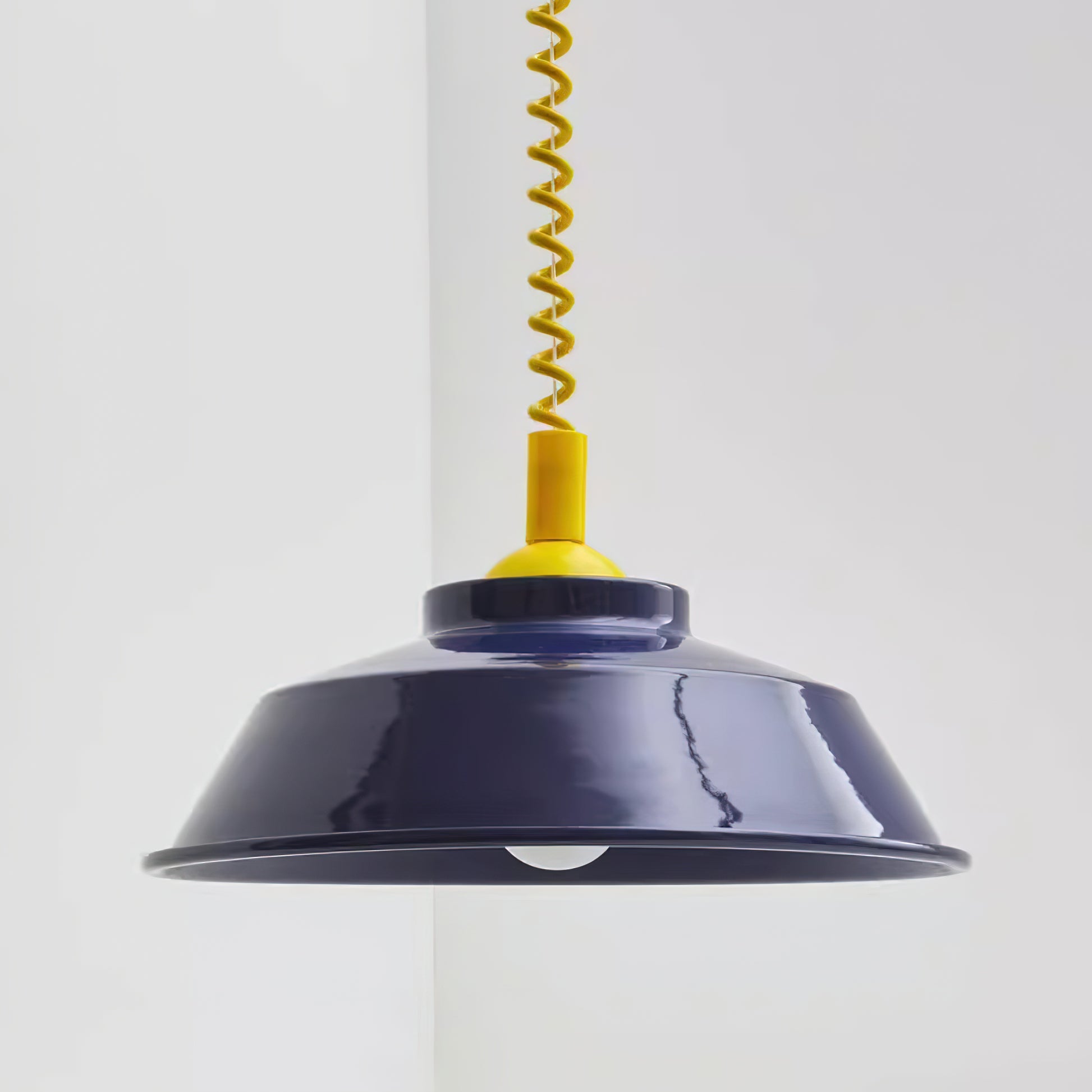 Toscot Pendant Lamp Enamel Shade - Letslighting