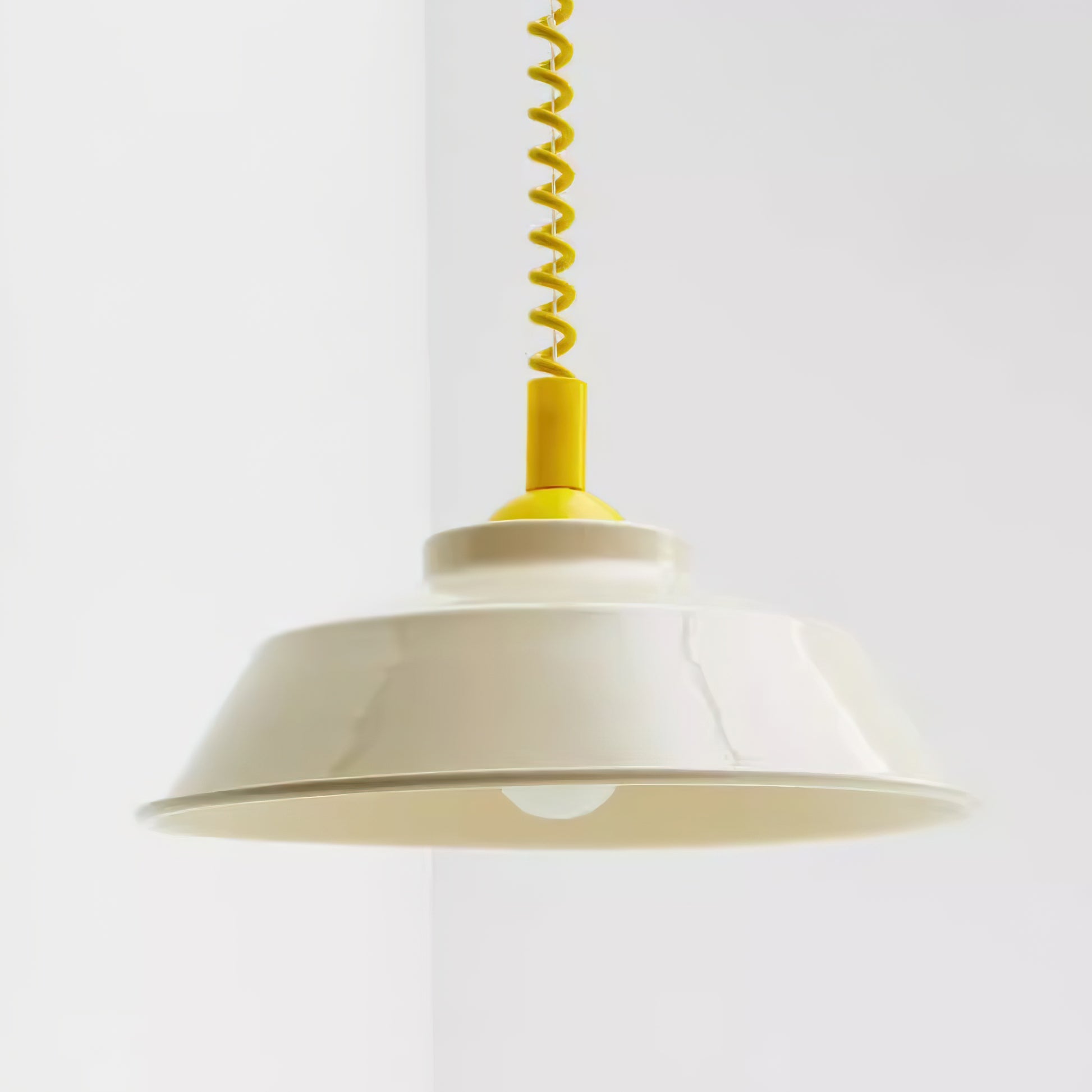 Toscot Pendant Lamp Enamel Shade - Letslighting