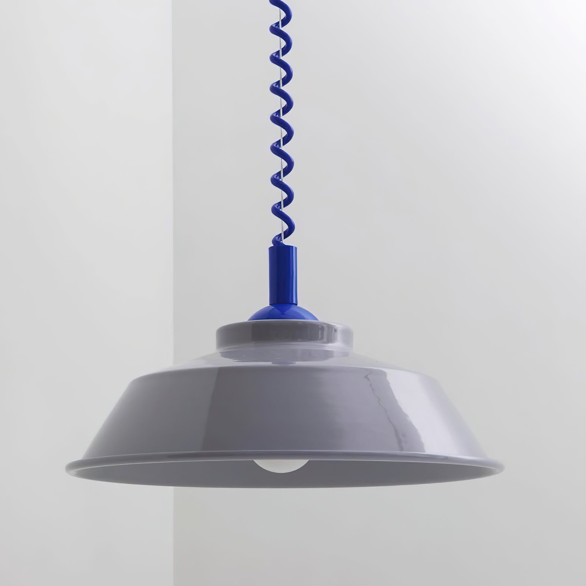 Toscot Pendant Lamp Enamel Shade - Letslighting