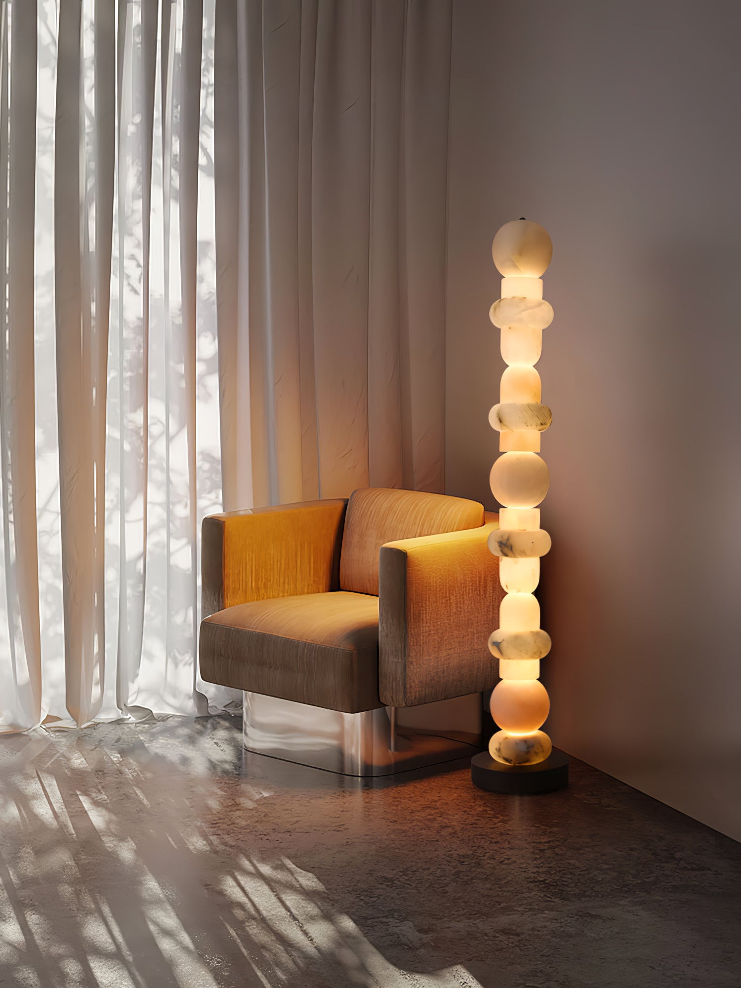 Cirinion Alabaster Floor Lamp - Letslighting