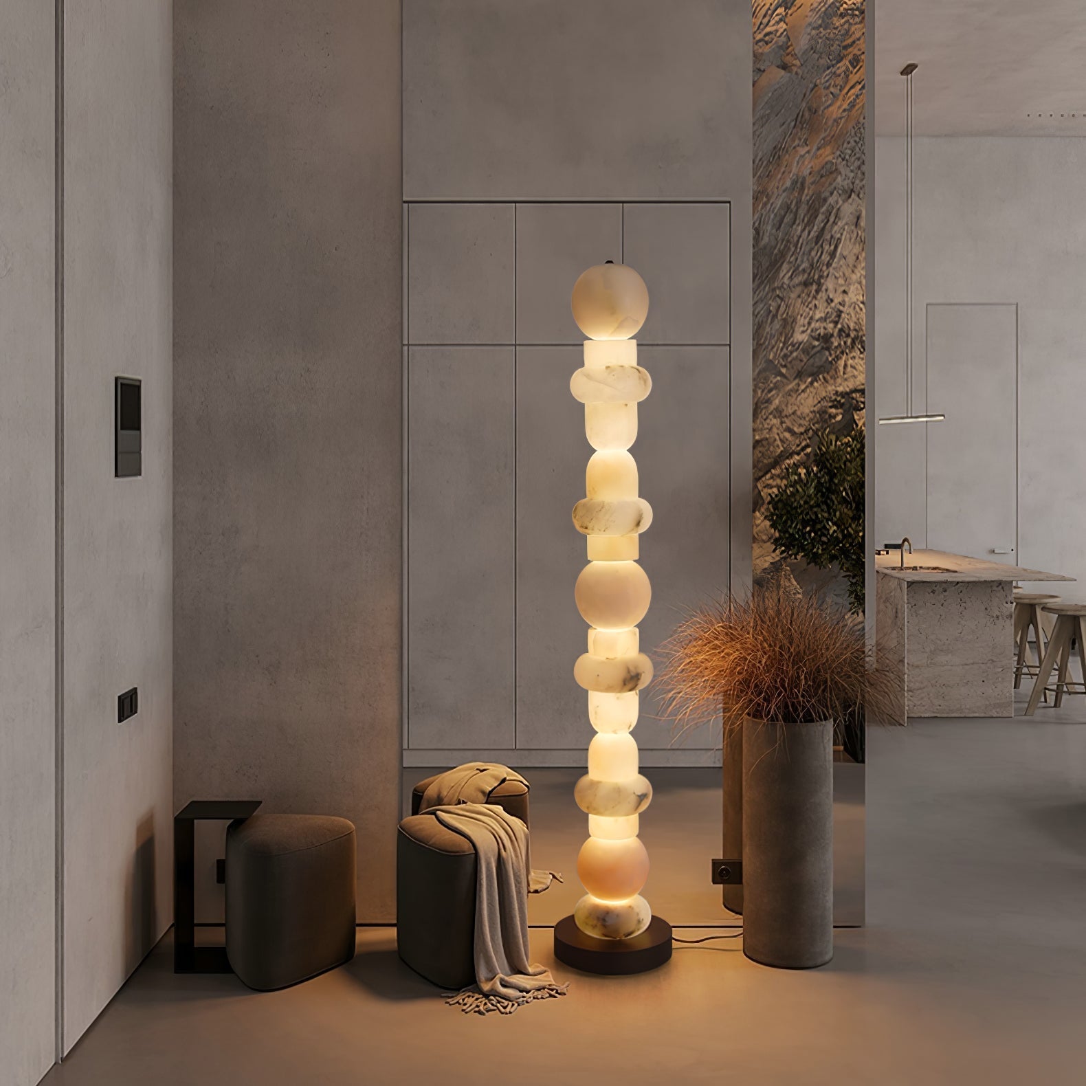 Cirinion Alabaster Floor Lamp - Letslighting
