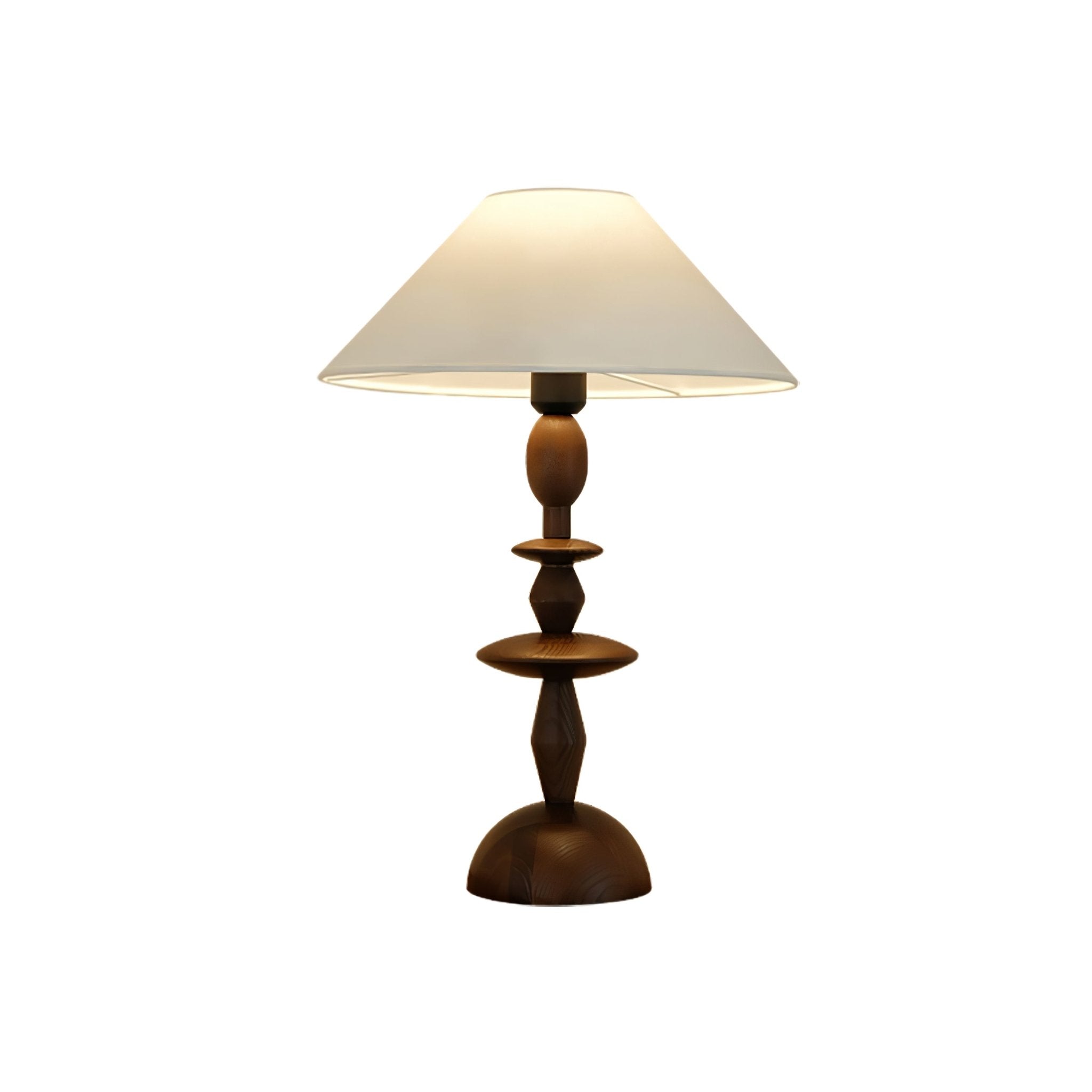 Verose Wood Fabric Table Lamp - Letslighting