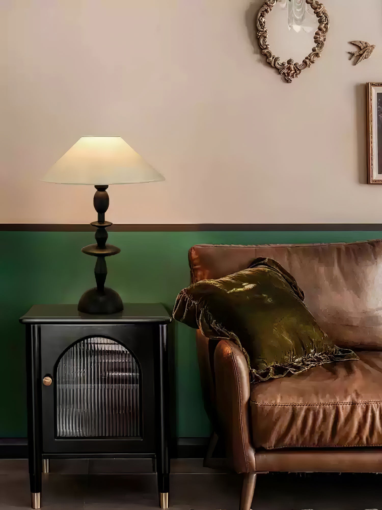 Verose Wood Fabric Table Lamp - Letslighting