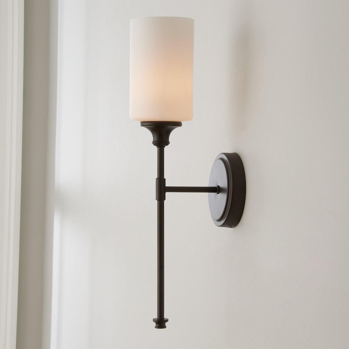 Tracie Vintage Industrial Brass Glass Wall Lamp - Letslighting