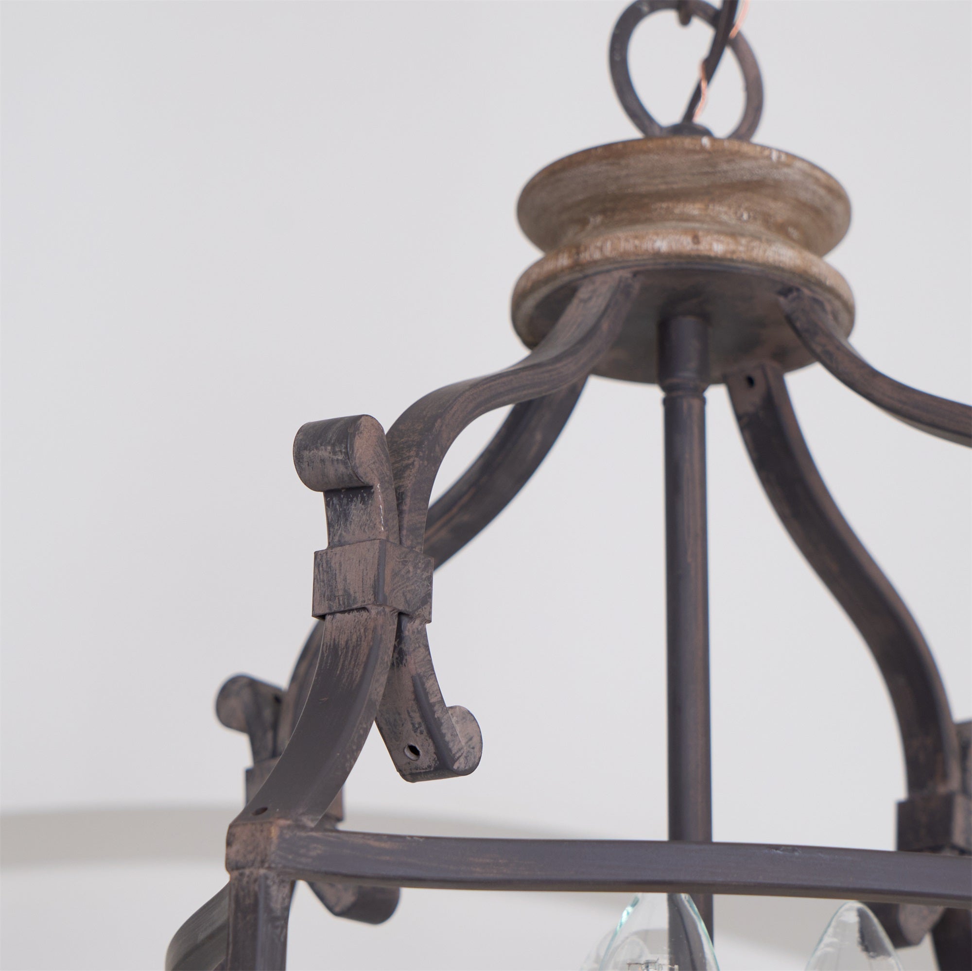 Alirora Traditional Birdcage Hand-carved wooden Chandelier - Letslighting