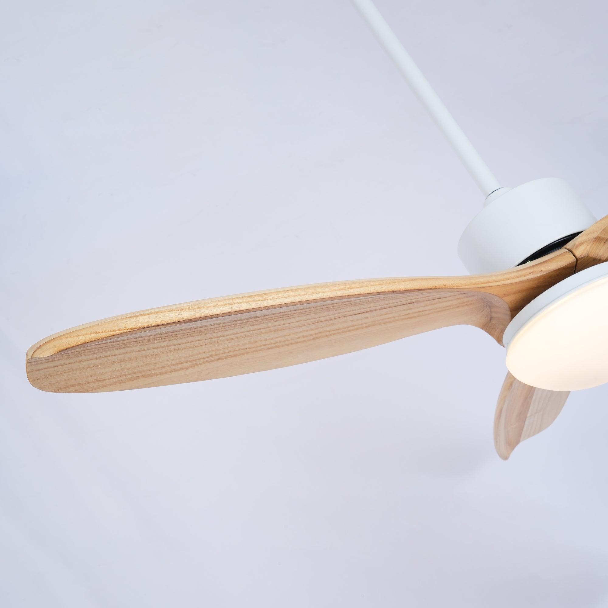 Utalis Elegance Natural Ceiling Fan Light - Letslighting