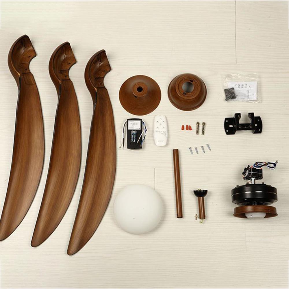 Zatheora Natural Traditional Ceiling Fan Light - Letslighting