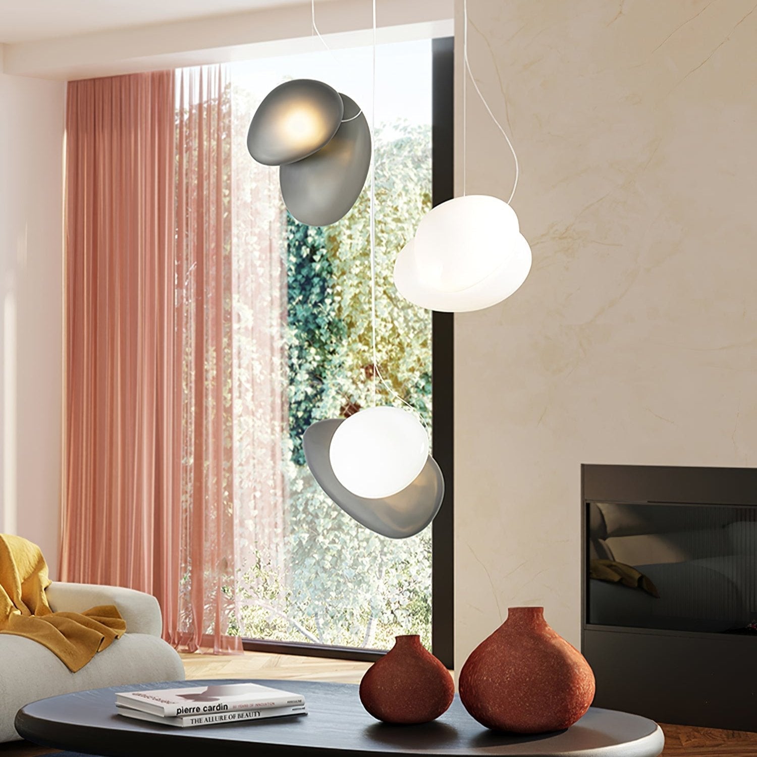 Eclipse Frosted Glass Pendant Light - Letslighting