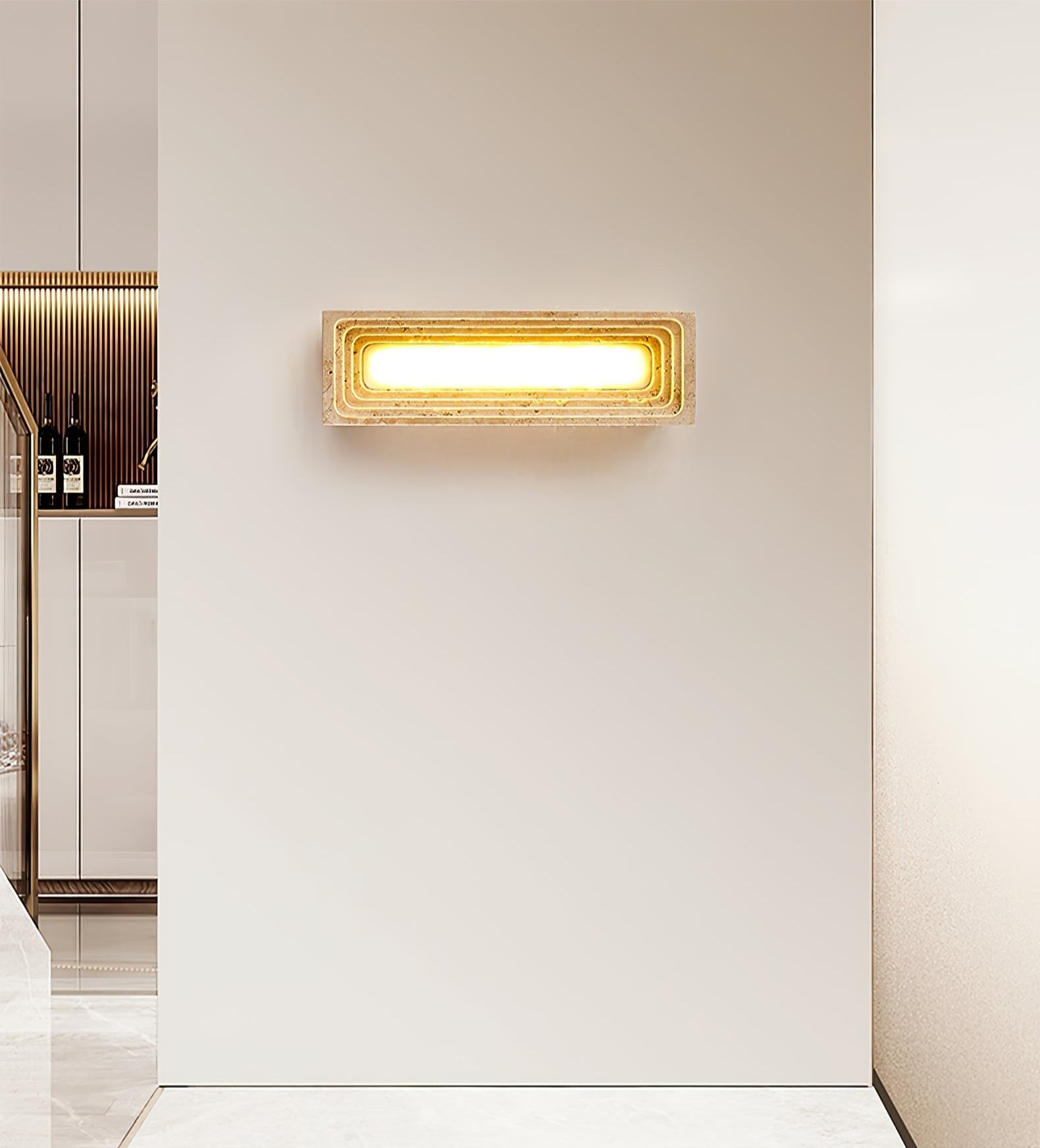 Atheila Travertine Wall Light