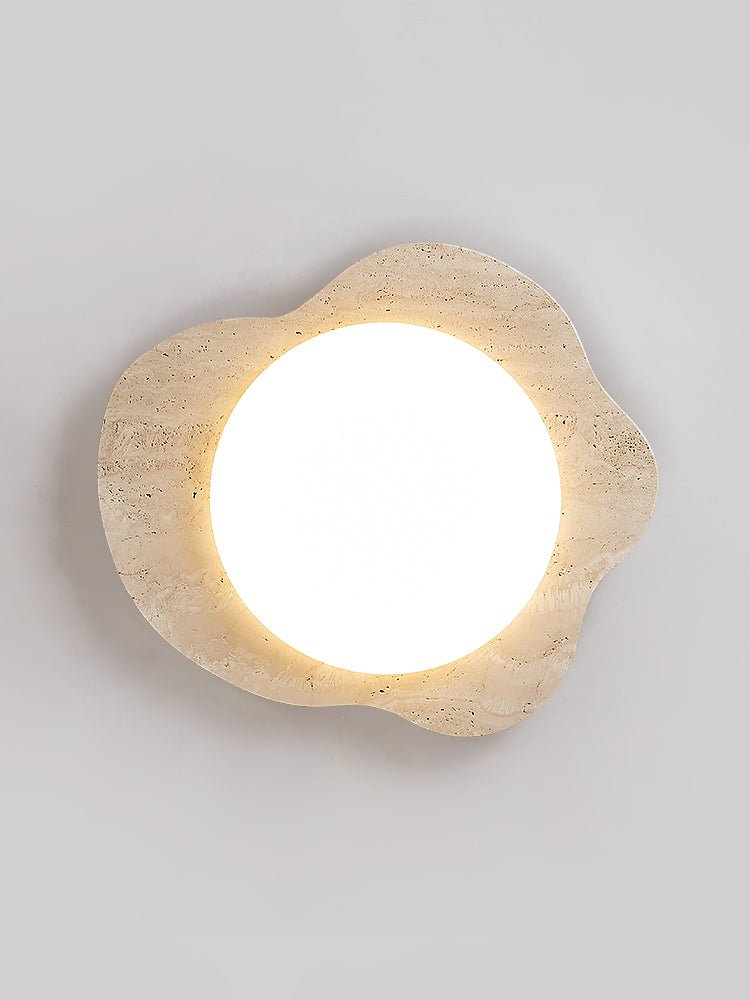 Cloud Minimalist Travertine Ceiling Light