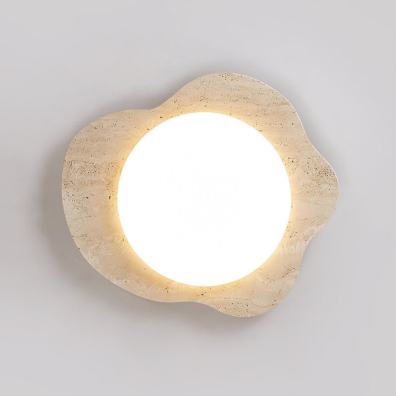 Cloud Minimalist Travertine Ceiling Light