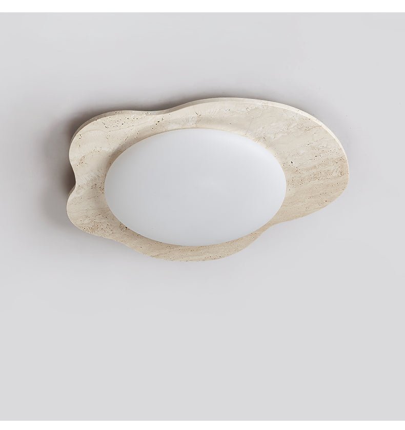 Cloud Minimalist Travertine Ceiling Light