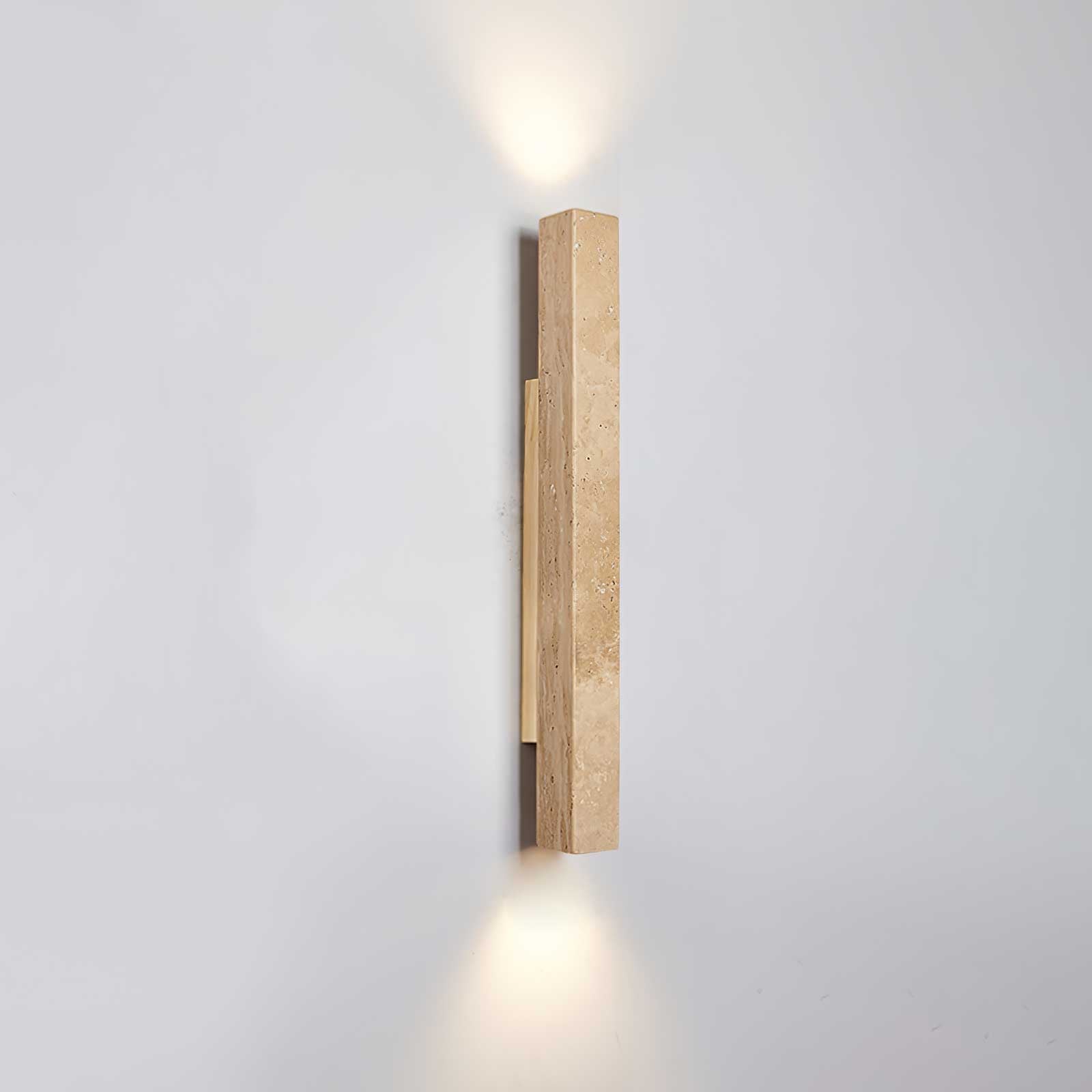Cathais Minimalist Travertine Wall Light - Letslighting