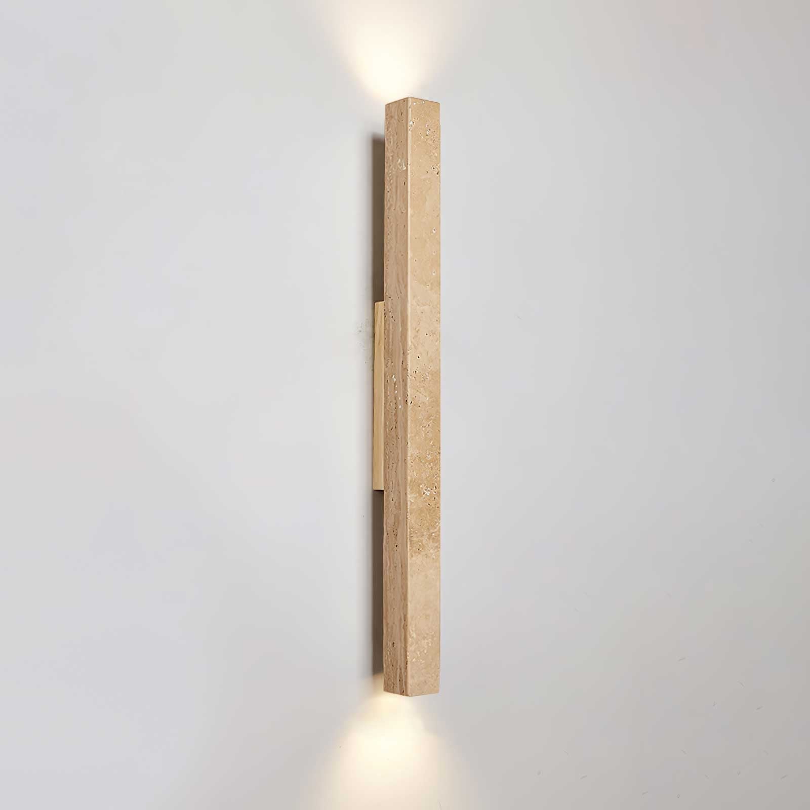 Cathais Minimalist Travertine Wall Light - Letslighting