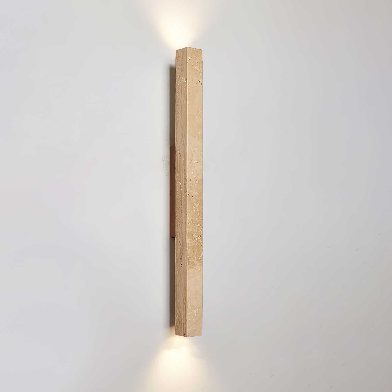 Cathais Minimalist Travertine Wall Light - Letslighting