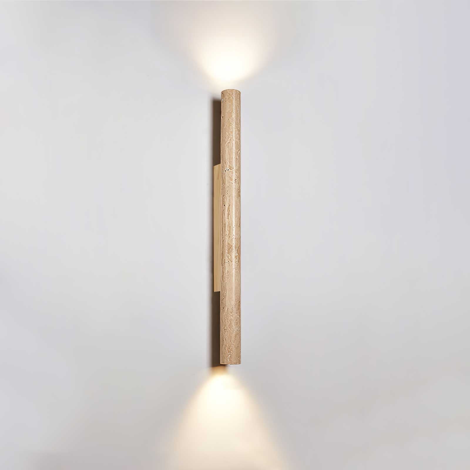 Cathais Minimalist Travertine Wall Light - Letslighting