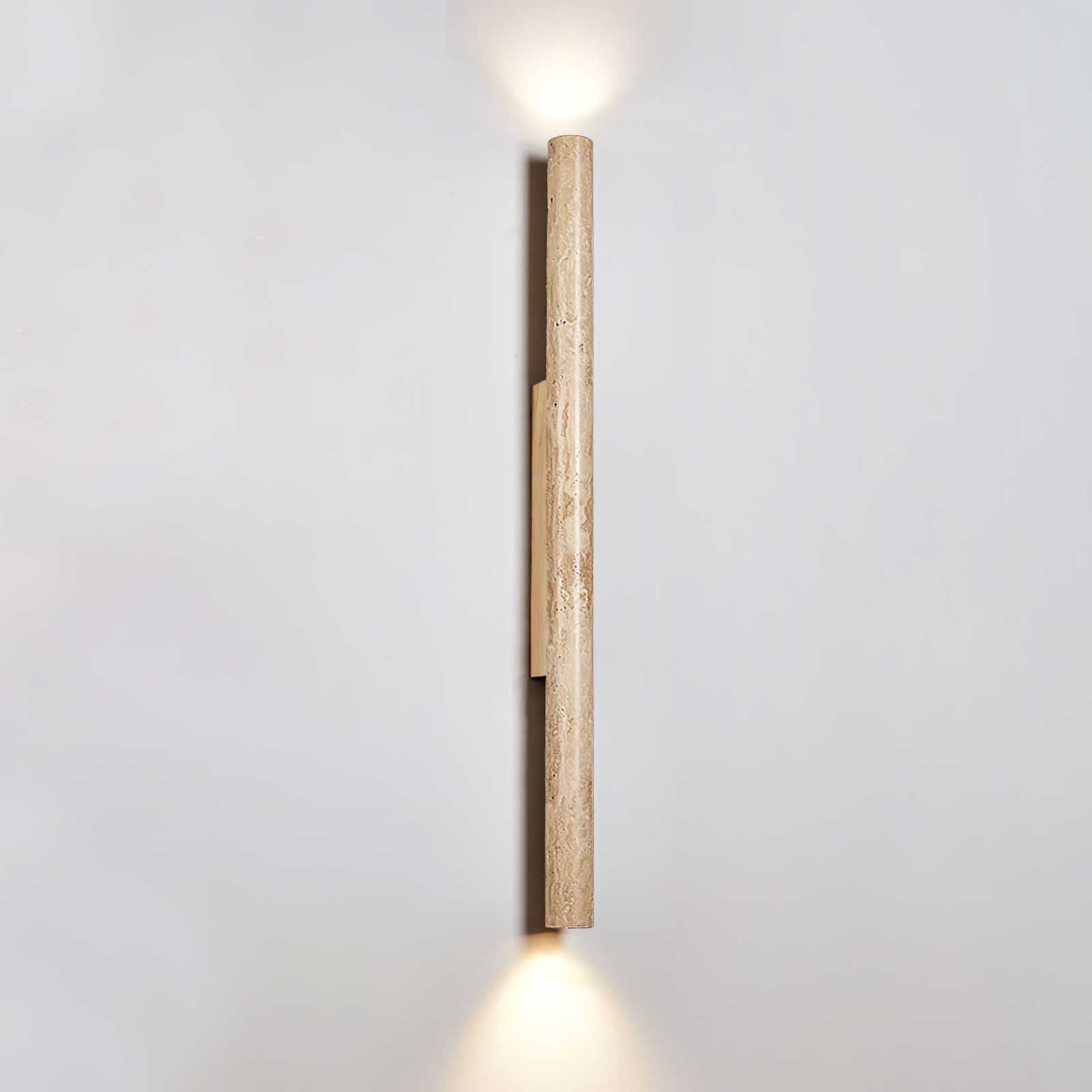 Cathais Minimalist Travertine Wall Light - Letslighting