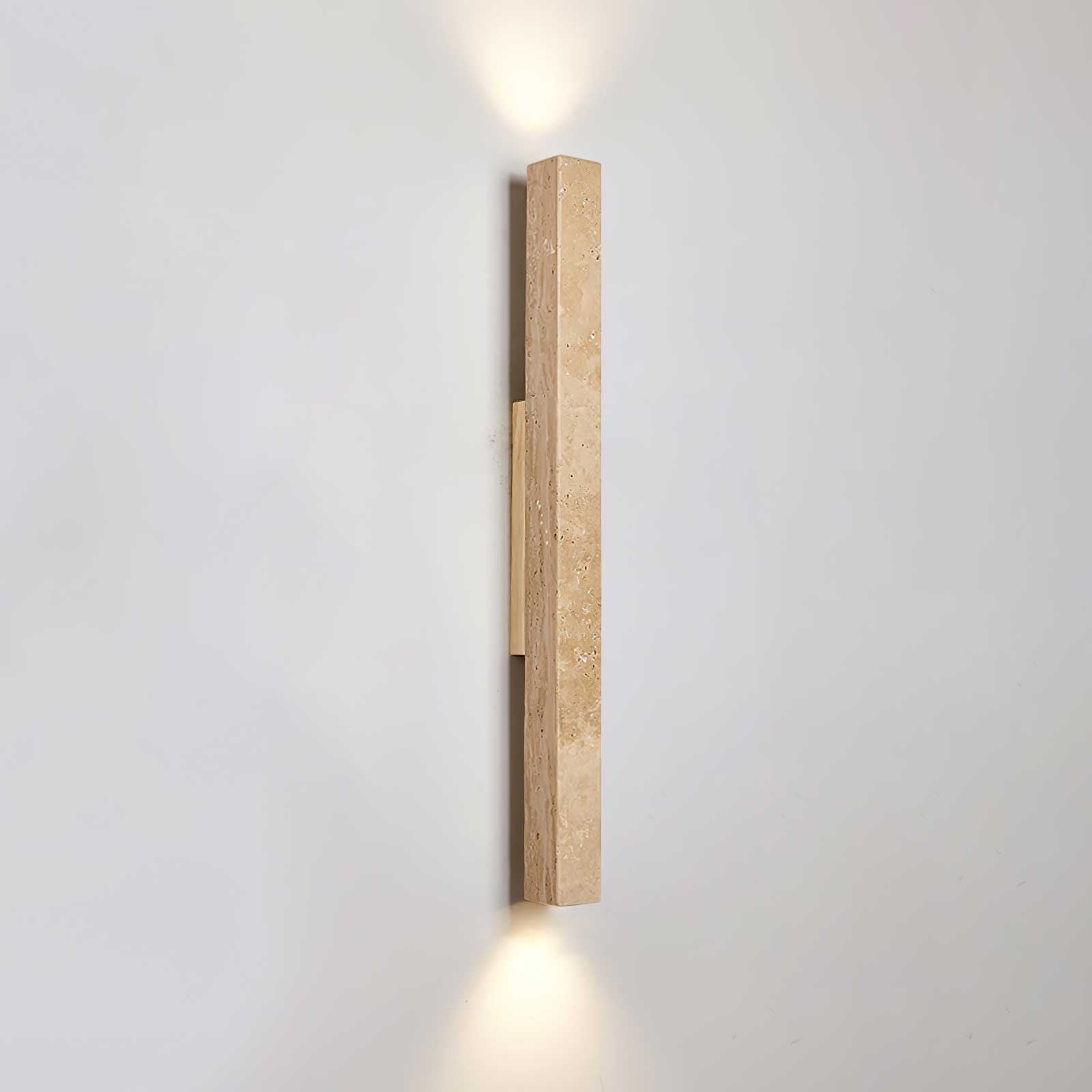 Cathais Minimalist Travertine Wall Light - Letslighting