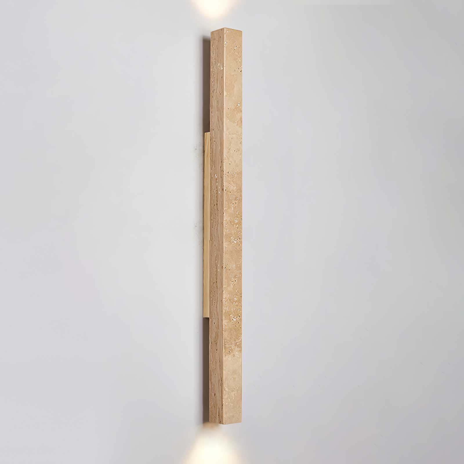 Cathais Minimalist Travertine Wall Light - Letslighting