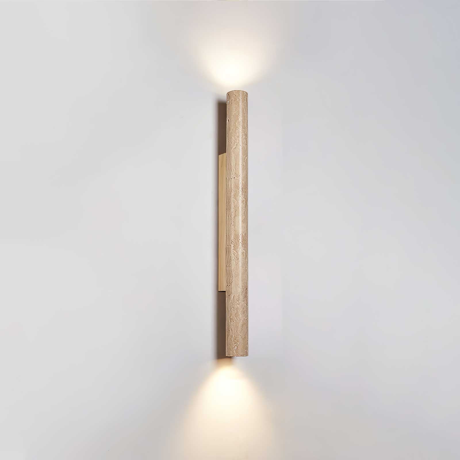 Cathais Minimalist Travertine Wall Light - Letslighting