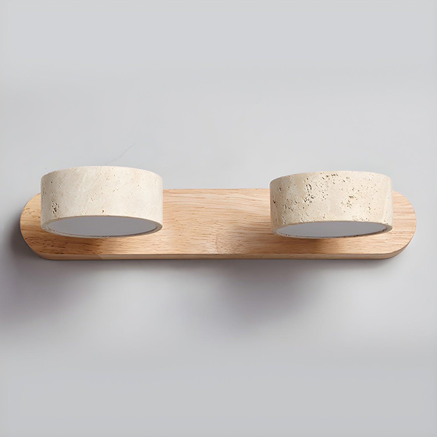 Voloreth Minimalist Travertine Wall Light - Letslighting