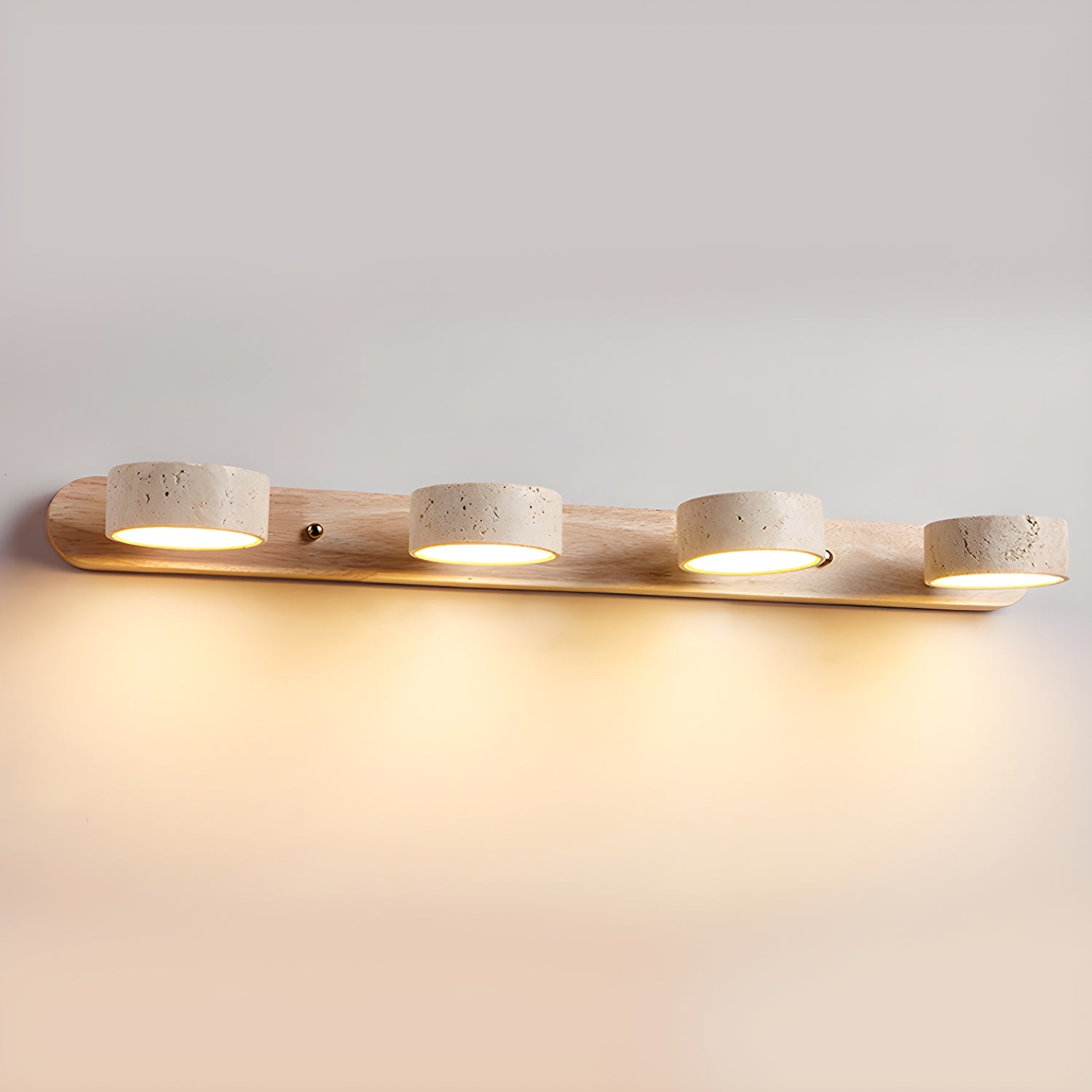 Voloreth Minimalist Travertine Wall Light - Letslighting