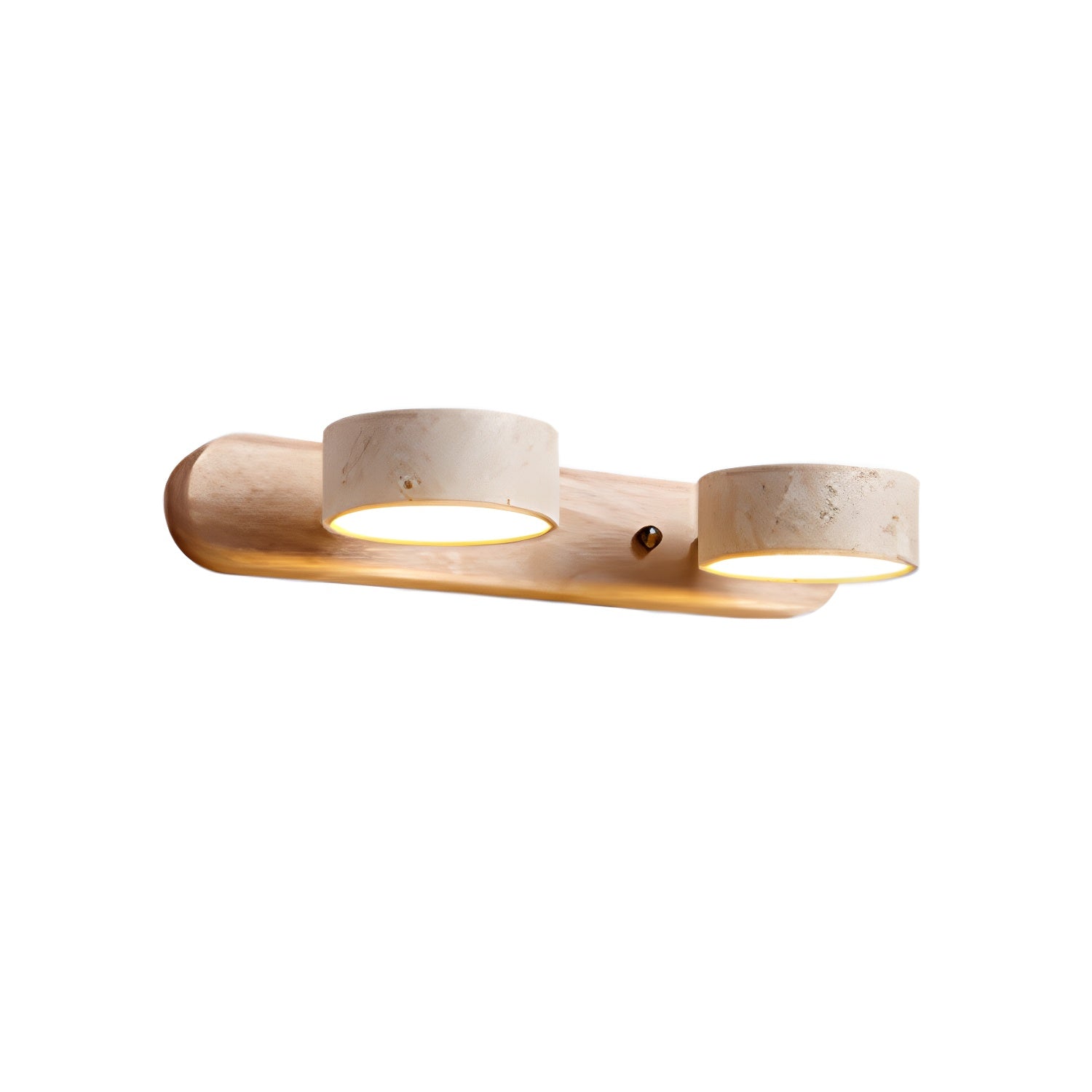 Voloreth Minimalist Travertine Wall Light - Letslighting