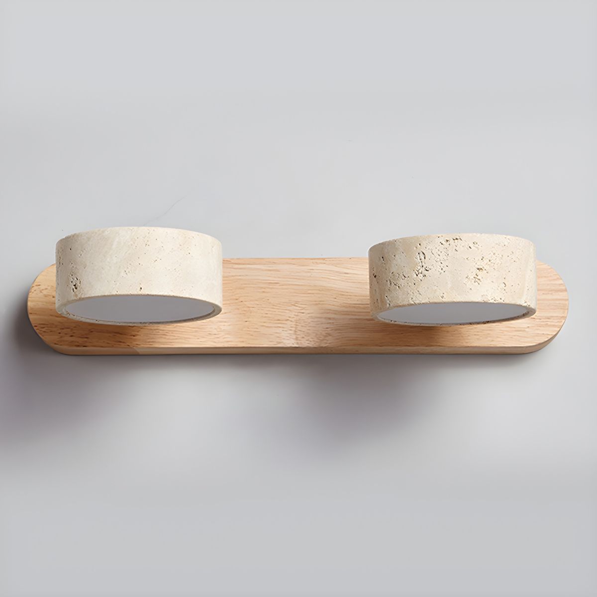 Voloreth Minimalist Travertine Wall Light - Letslighting