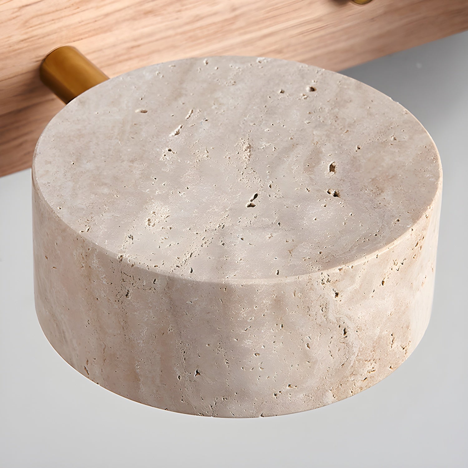 Voloreth Minimalist Travertine Wall Light - Letslighting