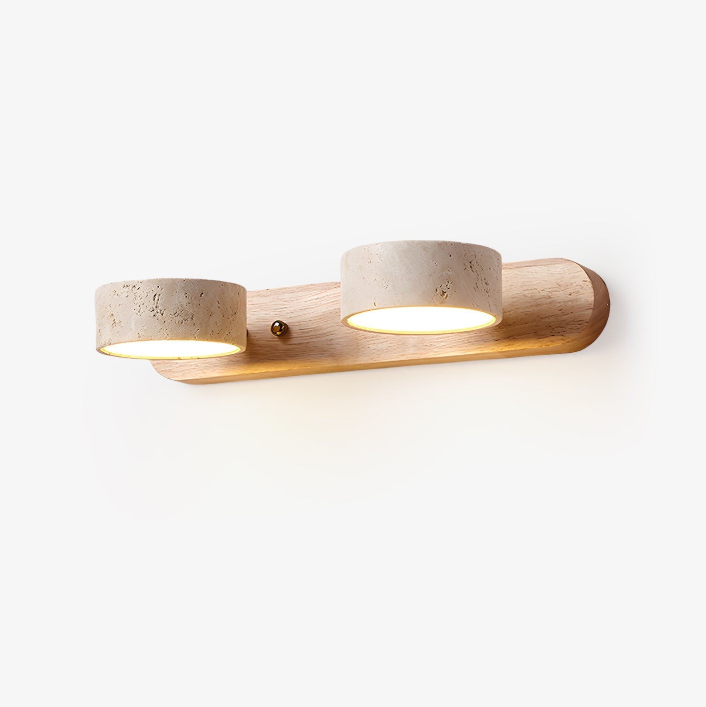Voloreth Minimalist Travertine Wall Light - Letslighting