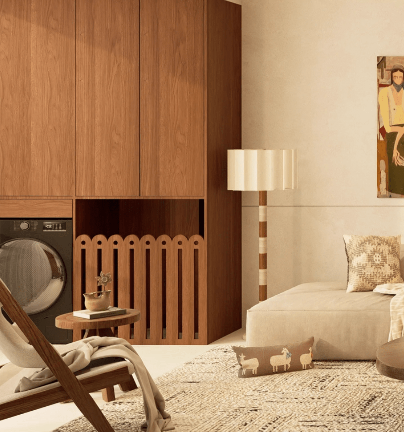 Travertine Striped Floor Lamp - Letslighting