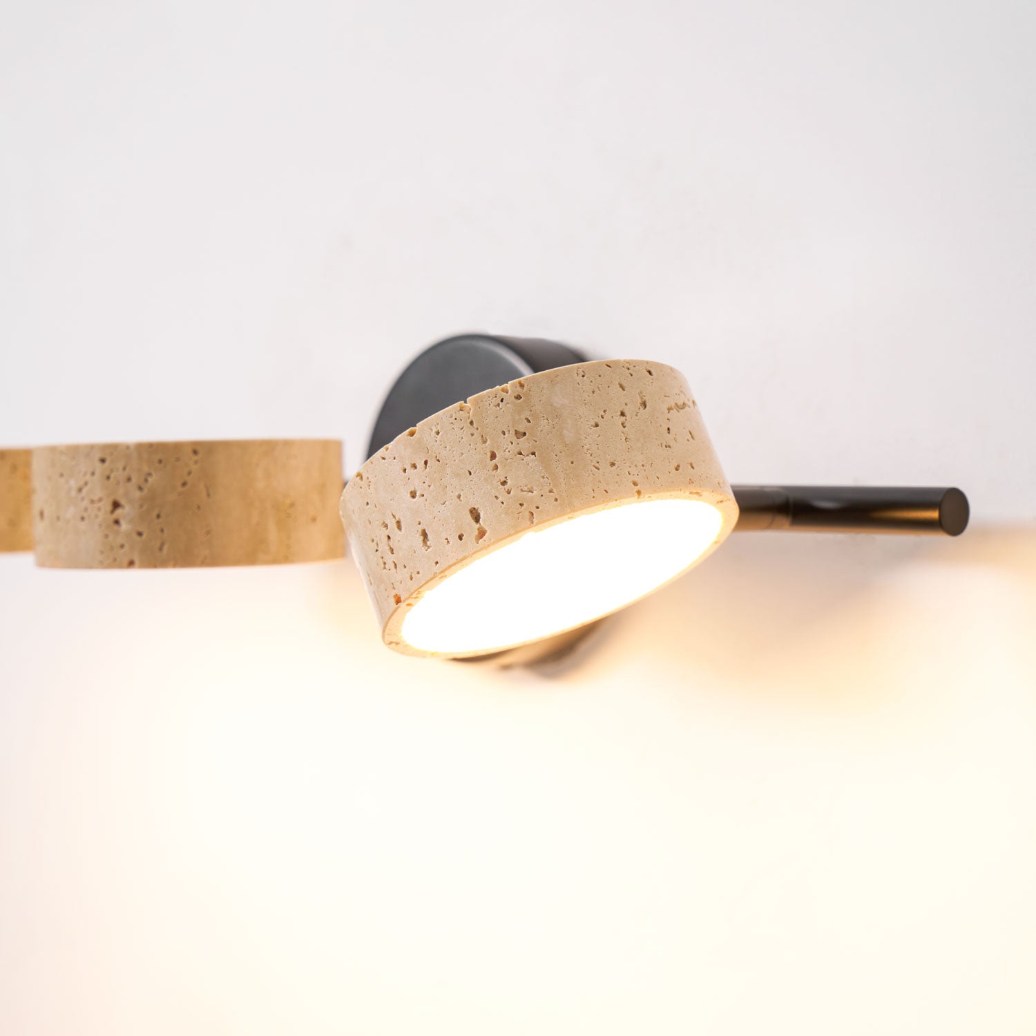 Ceshair Wall Light Multi Head Travertine Vanity Light - Letslighting