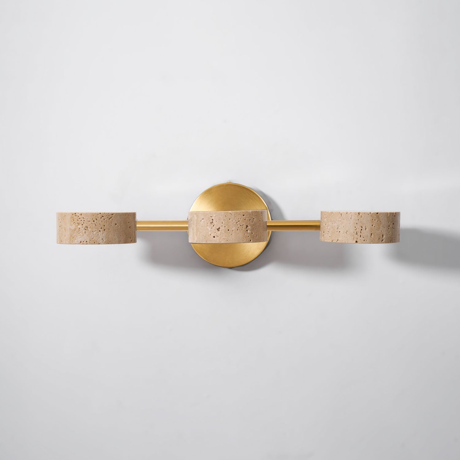 Ceshair Wall Light Multi Head Travertine Vanity Light - Letslighting