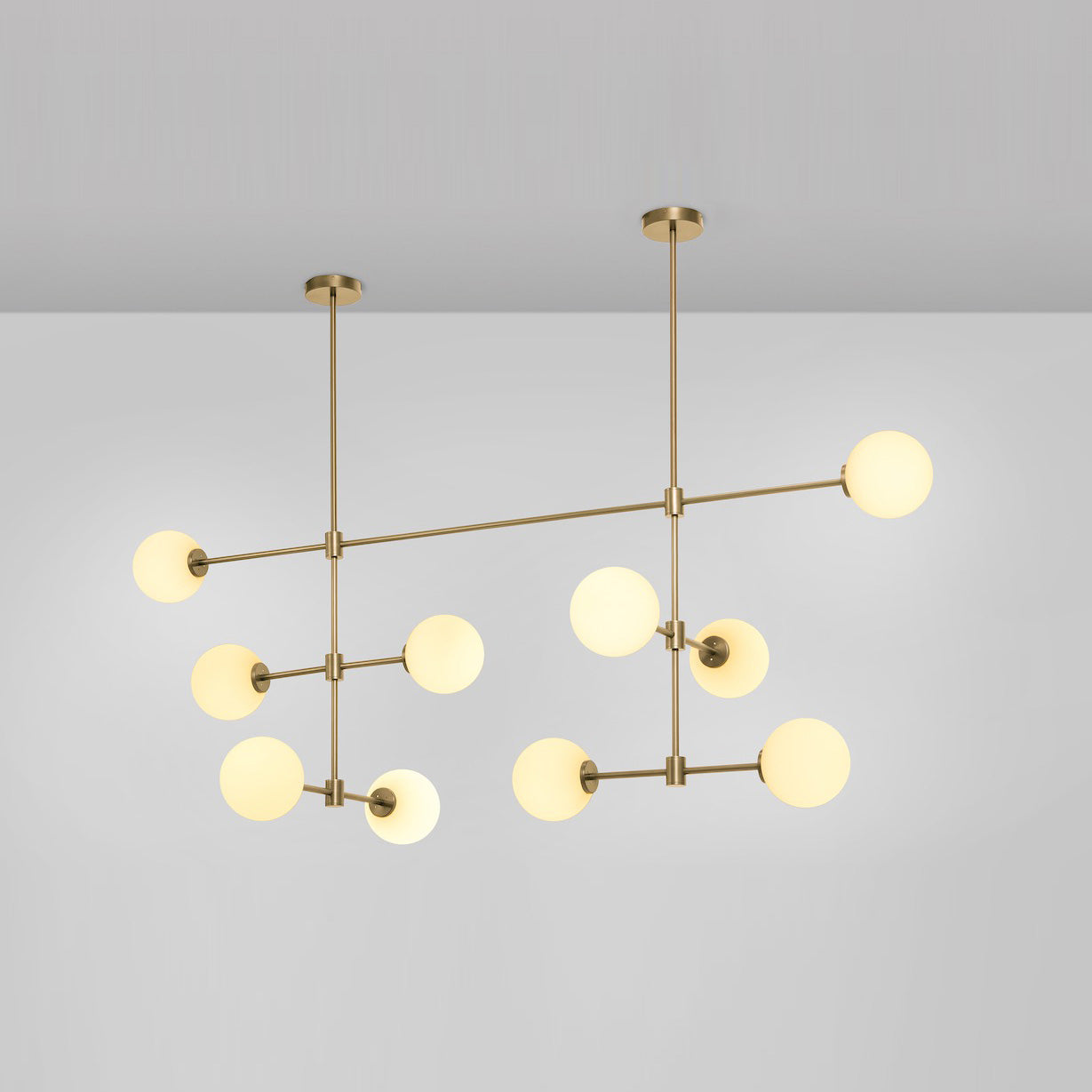 Uvinus Modern Minimalist Multi Glass Chandelier - Letslighting
