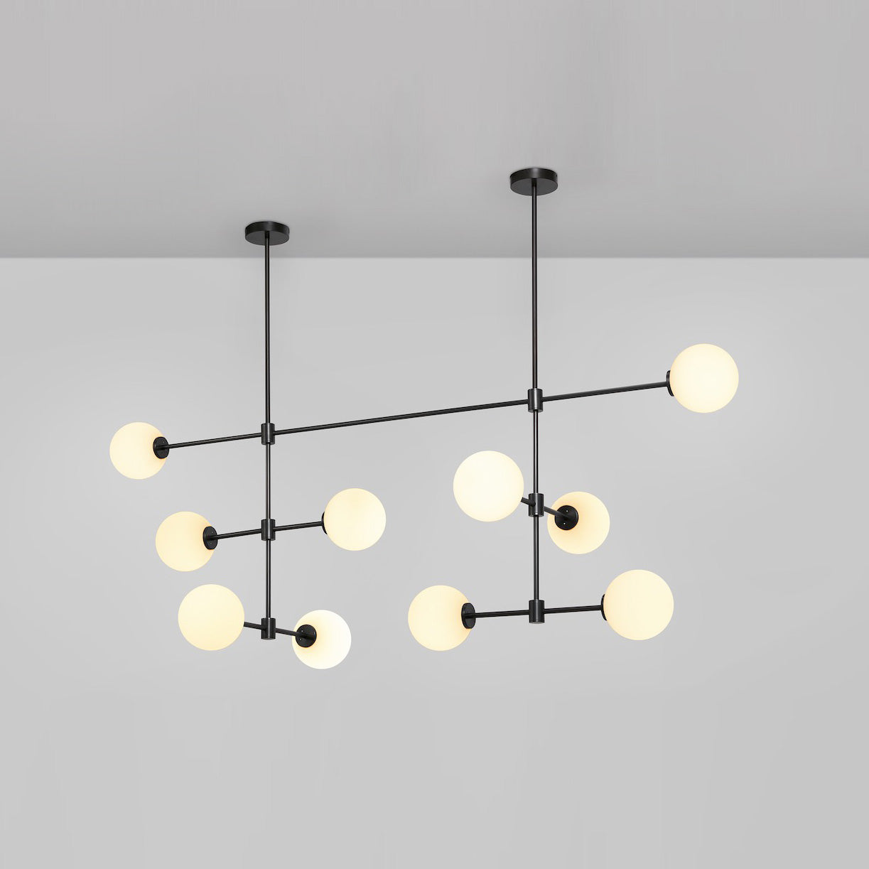 Uvinus Modern Minimalist Multi Glass Chandelier - Letslighting