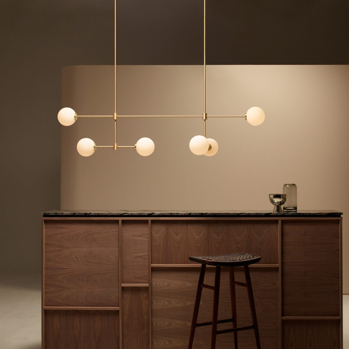 Uvinus Modern Minimalist Multi Glass Chandelier - Letslighting