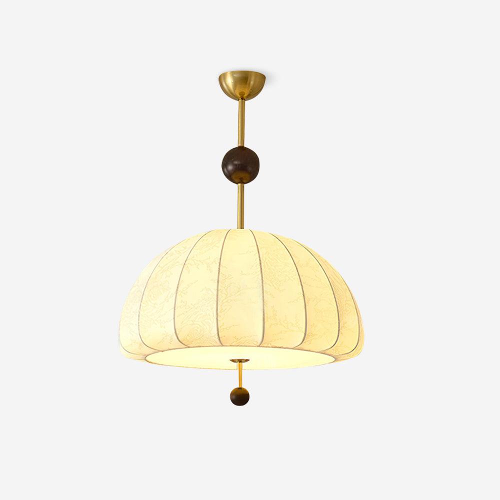 Trigg Pendant Lamp Map-Pattern Fabric - Letslighting