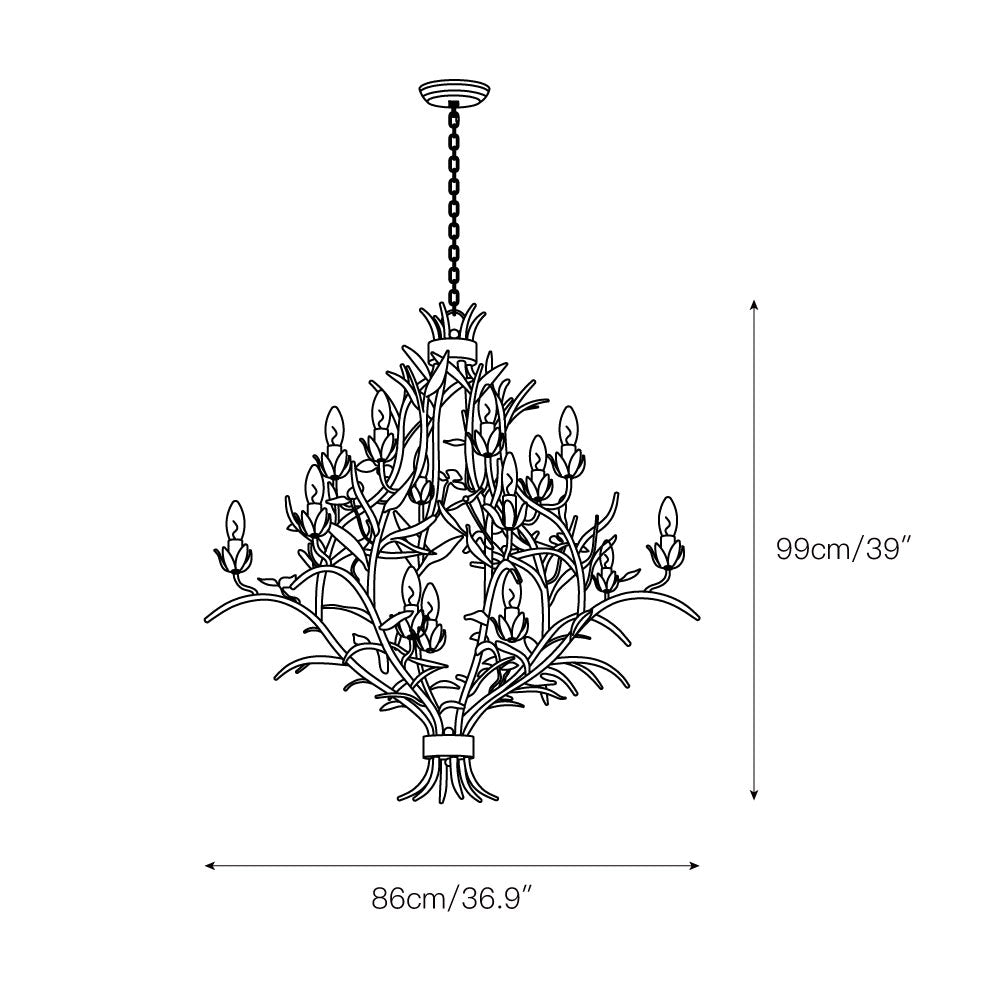 Lydoraris Postmodern Luxury Art Chandelier - Letslighting