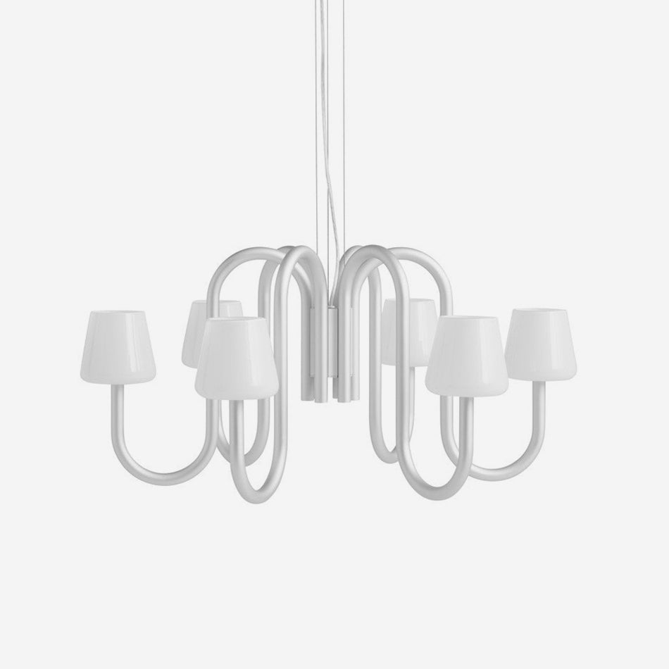 Arco Chandelier Glass - Letslighting