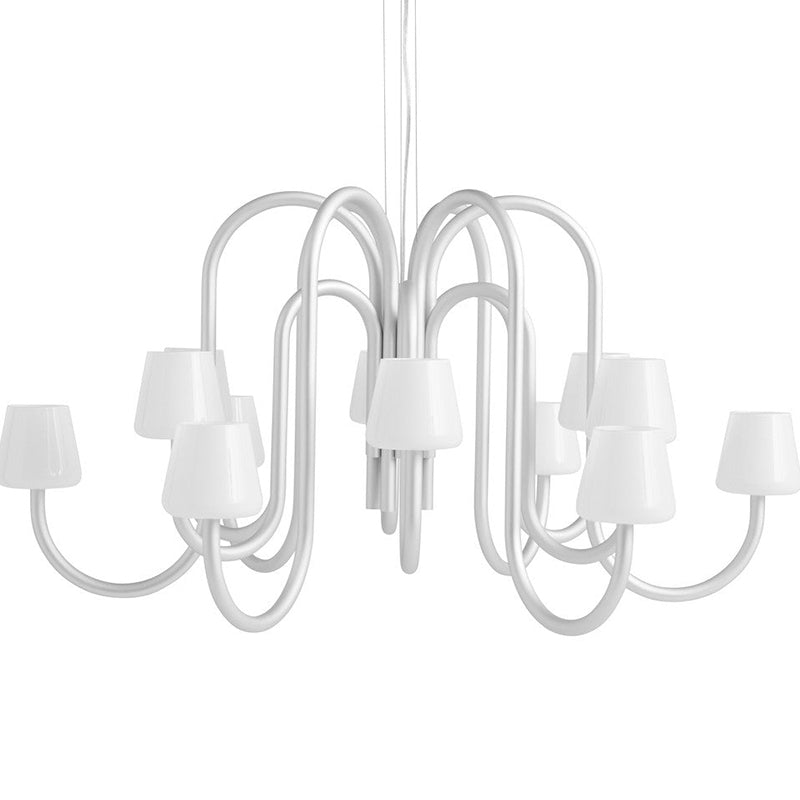 Arco Chandelier Glass - Letslighting