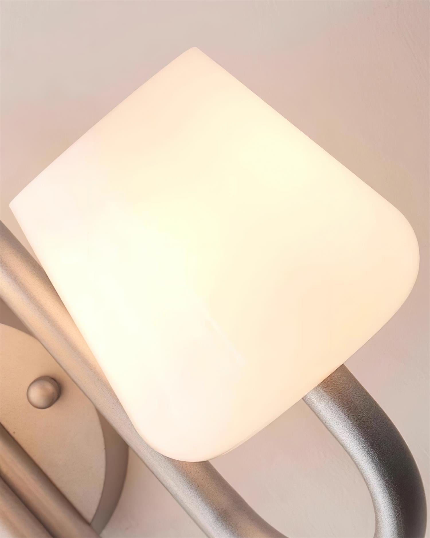 Trilo Wall Lamp Sculptural Satin Curves - Letslighting
