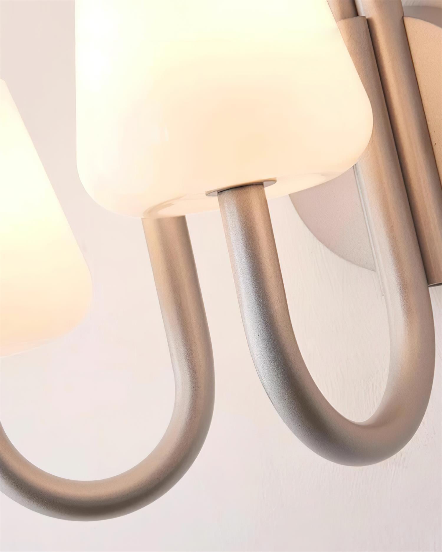 Trilo Wall Lamp Sculptural Satin Curves - Letslighting