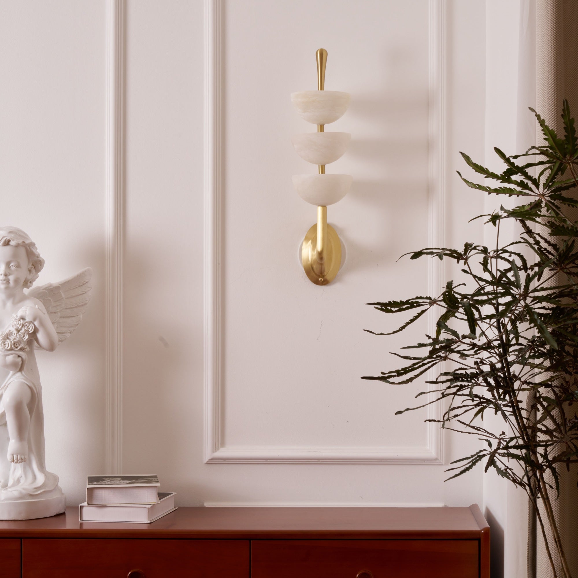 Vitheiel Modern Minimalist Art Alabaster Wall Lamp - Letslighting