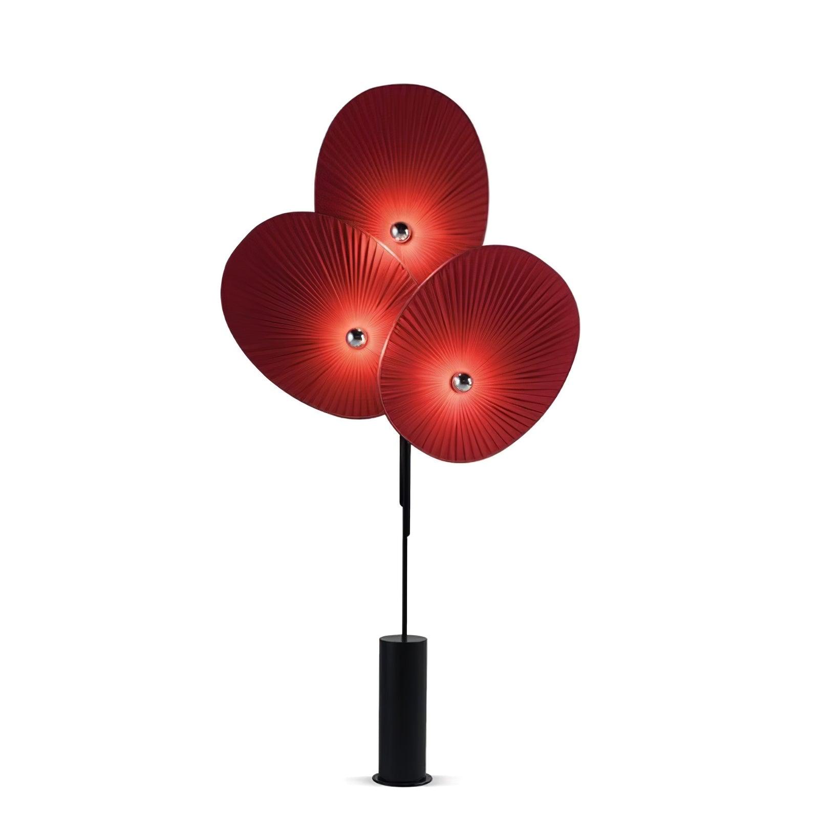 Scarlet Petal Fabric Floor Lamp - Letslighting