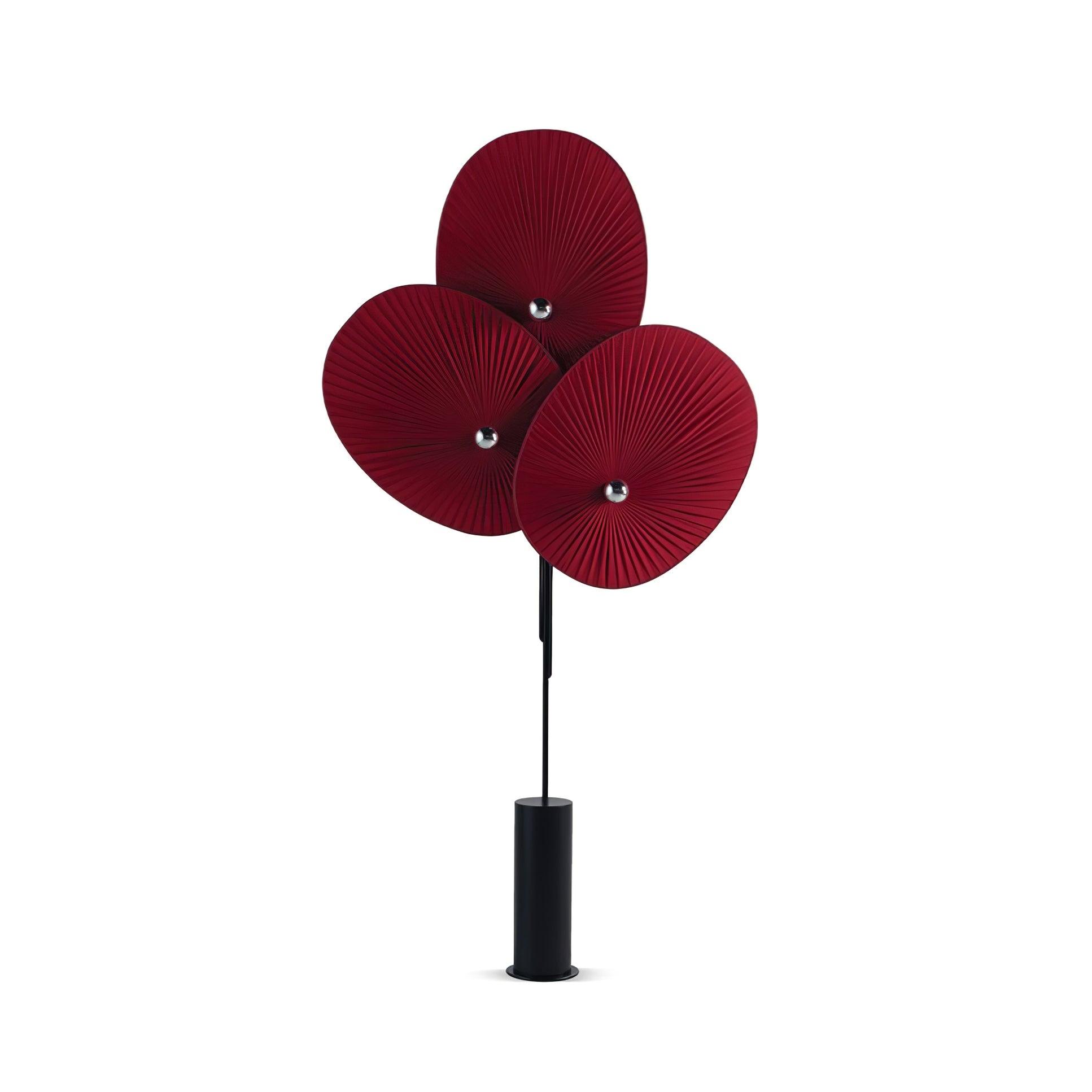 Scarlet Petal Fabric Floor Lamp - Letslighting